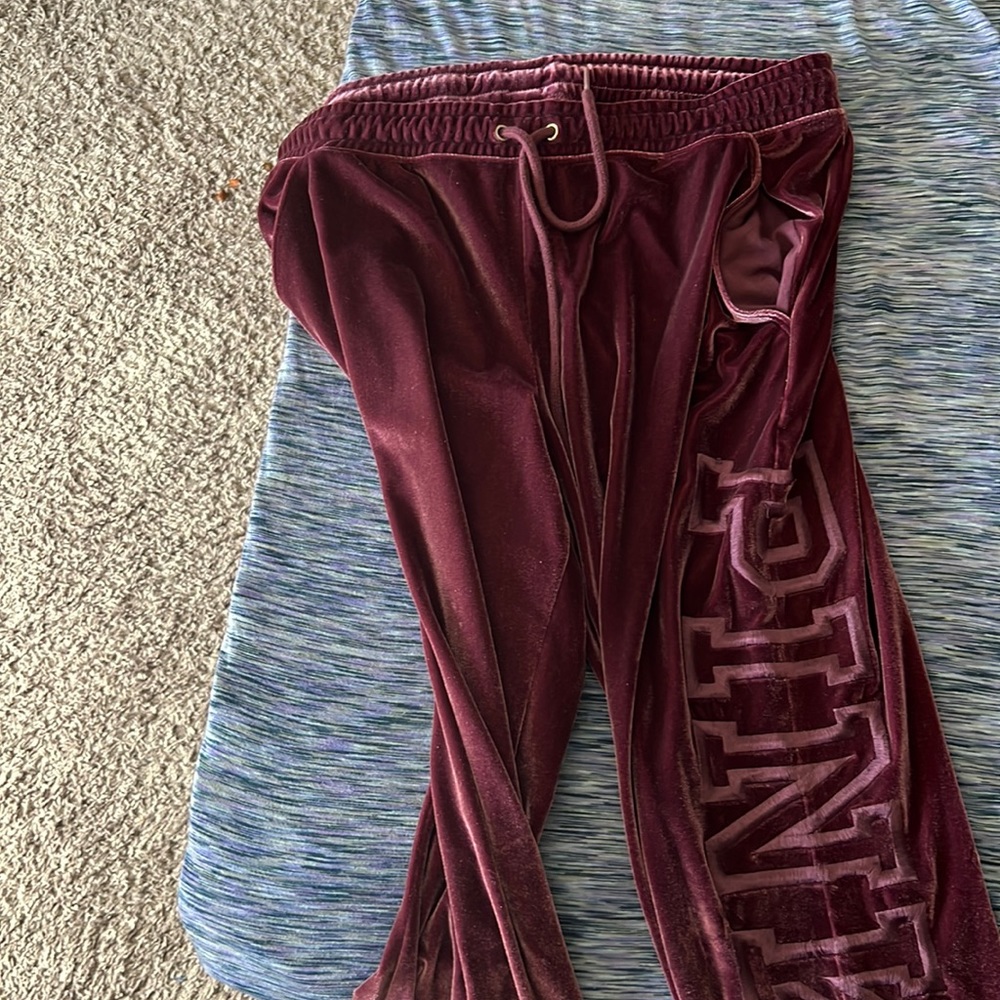 This is a 2 piece crop hoodie and lounge pants.